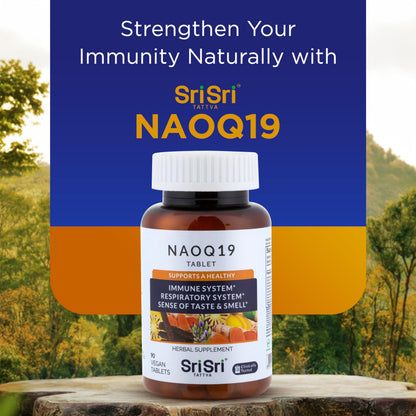 Sri Sri Tattva Naoq19 respiratory wellness tablets