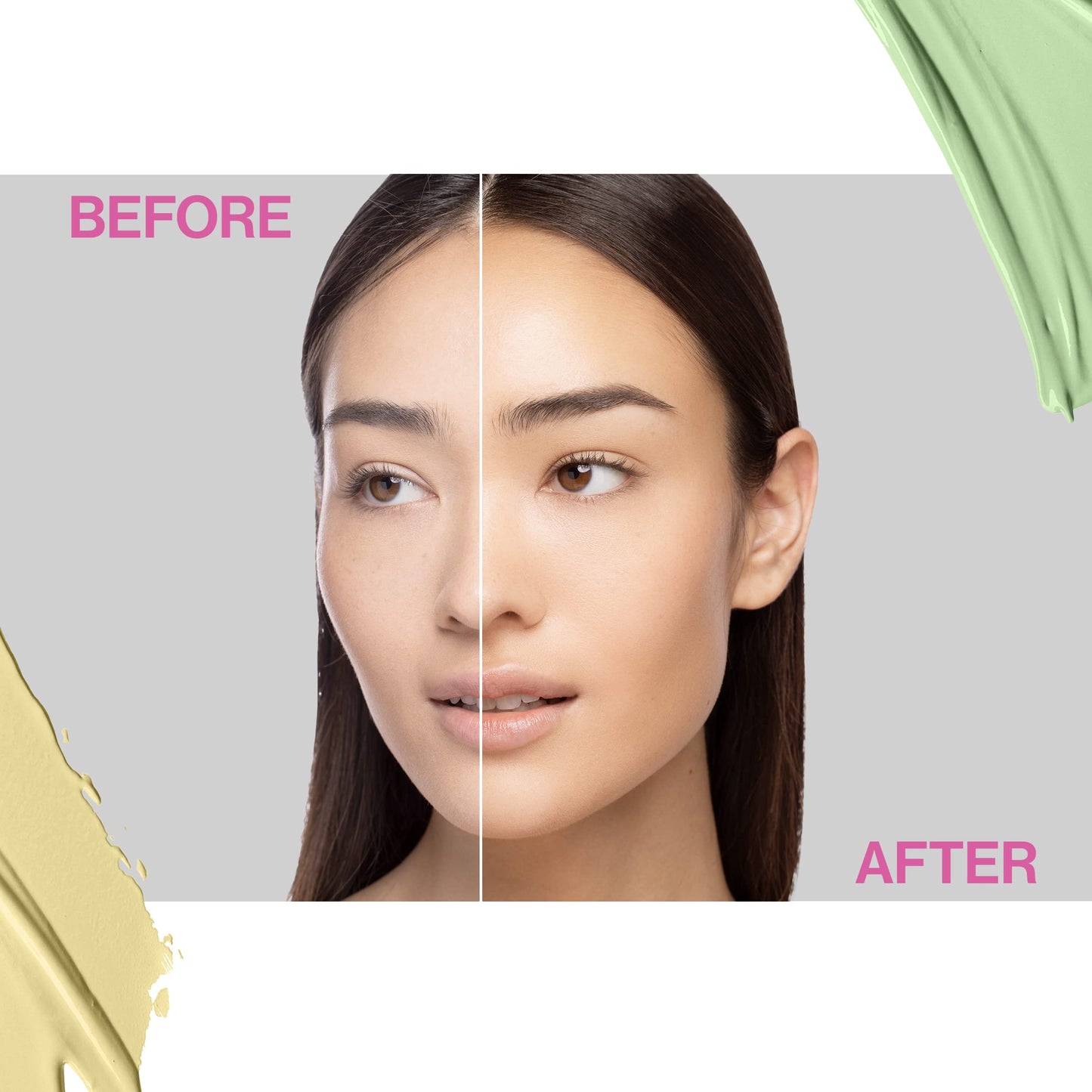 Wet N Wild green primer for redness correction application texture