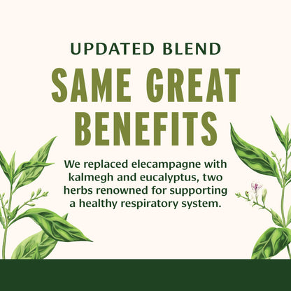 Banyan Botanicals Lung Formula bottle with USDA organic certification seal