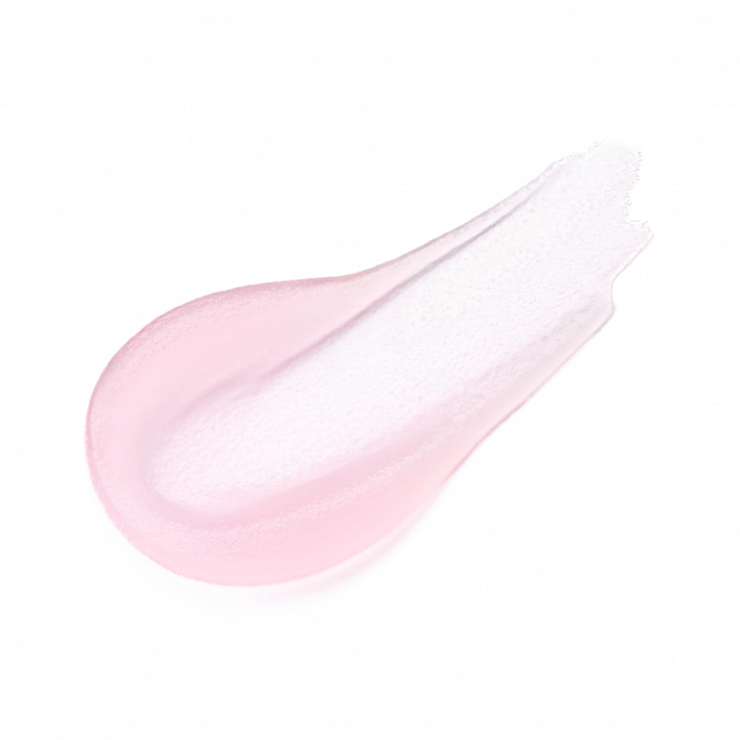 Hydrating water based face primer gel close up texture showcasing the pink sorbet consistency