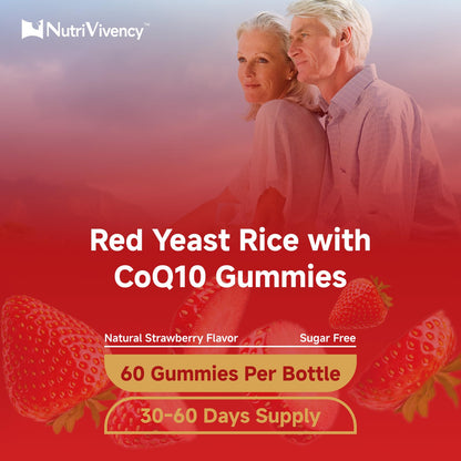 NutriVivency 2400mg red yeast rice and CoQ10 supplement packaging