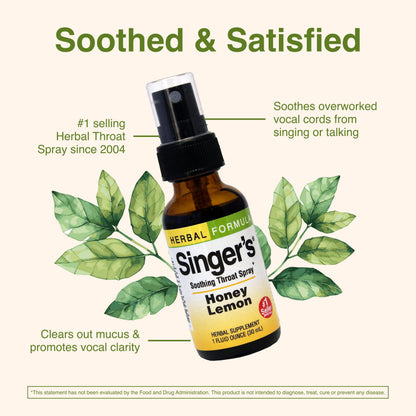 Authentic USA imported Herbs Etc vocal care spray bottle