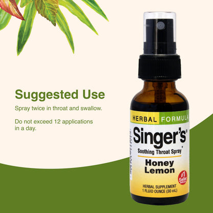 Side view of Herbs Etc Singers Saving Grace 1 fluid ounce