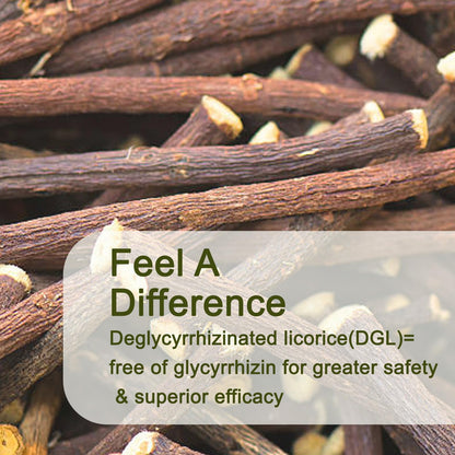 Woman Smiling While Taking COLEPSW DGL Digestive Support Gummies