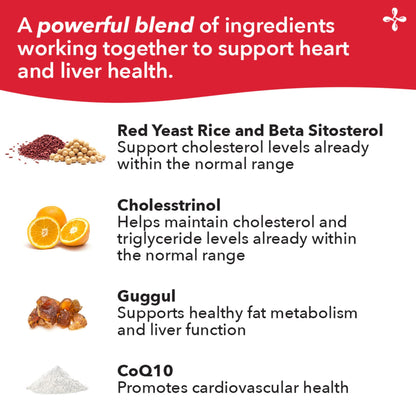 LifeSeasons Choles-T cardiovascular health supplement bottle displaying vegetarian capsule count