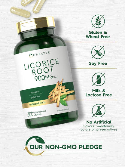 Authentic USA imported Carlyle Licorice Root packaging details