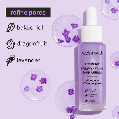 Wet N Wild Prime Focus Primer Serum showing dropper applicator
