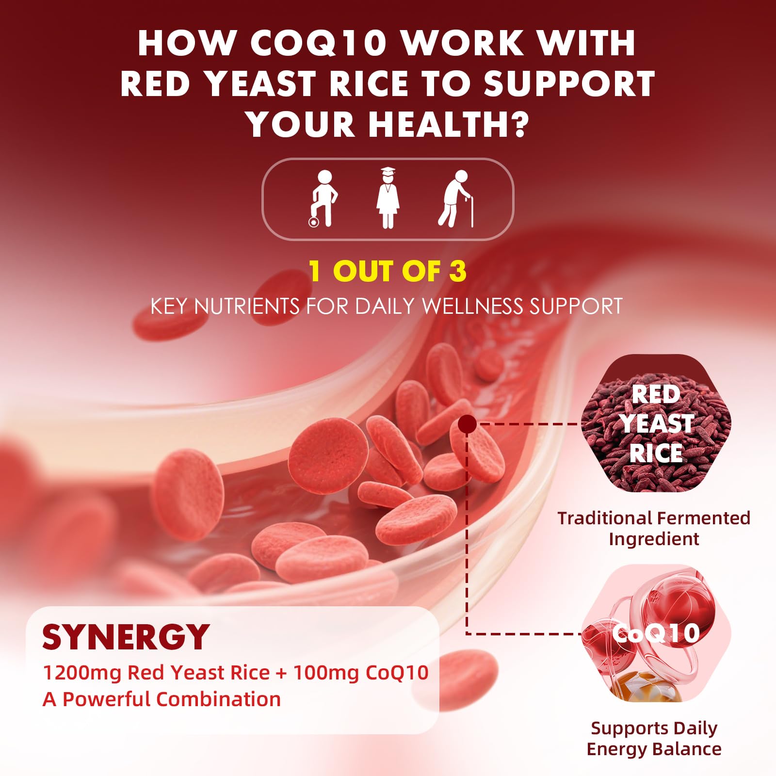 GrnLife 2 pack bundle red yeast rice with CoQ10 details