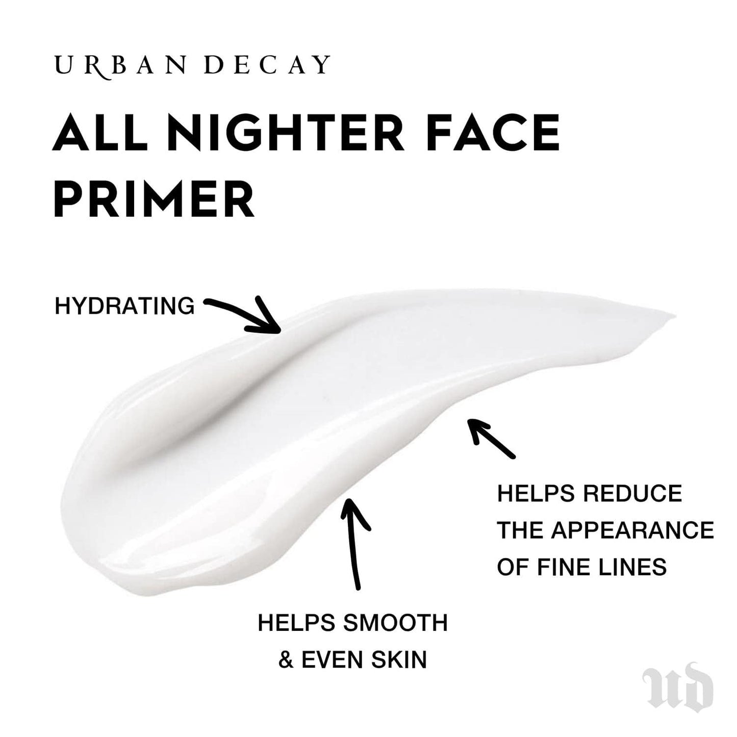 Urban Decay All Nighter primer texture swatch