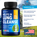 Authentic USA imported Lungwell lung cleanse capsules