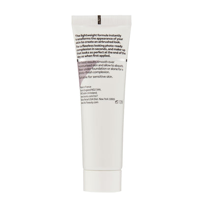 Close up of No7 Airbrush Away face primer label