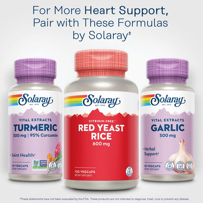 Eco friendly post consumer recycled bottle of imported Solaray red yeast rice.
