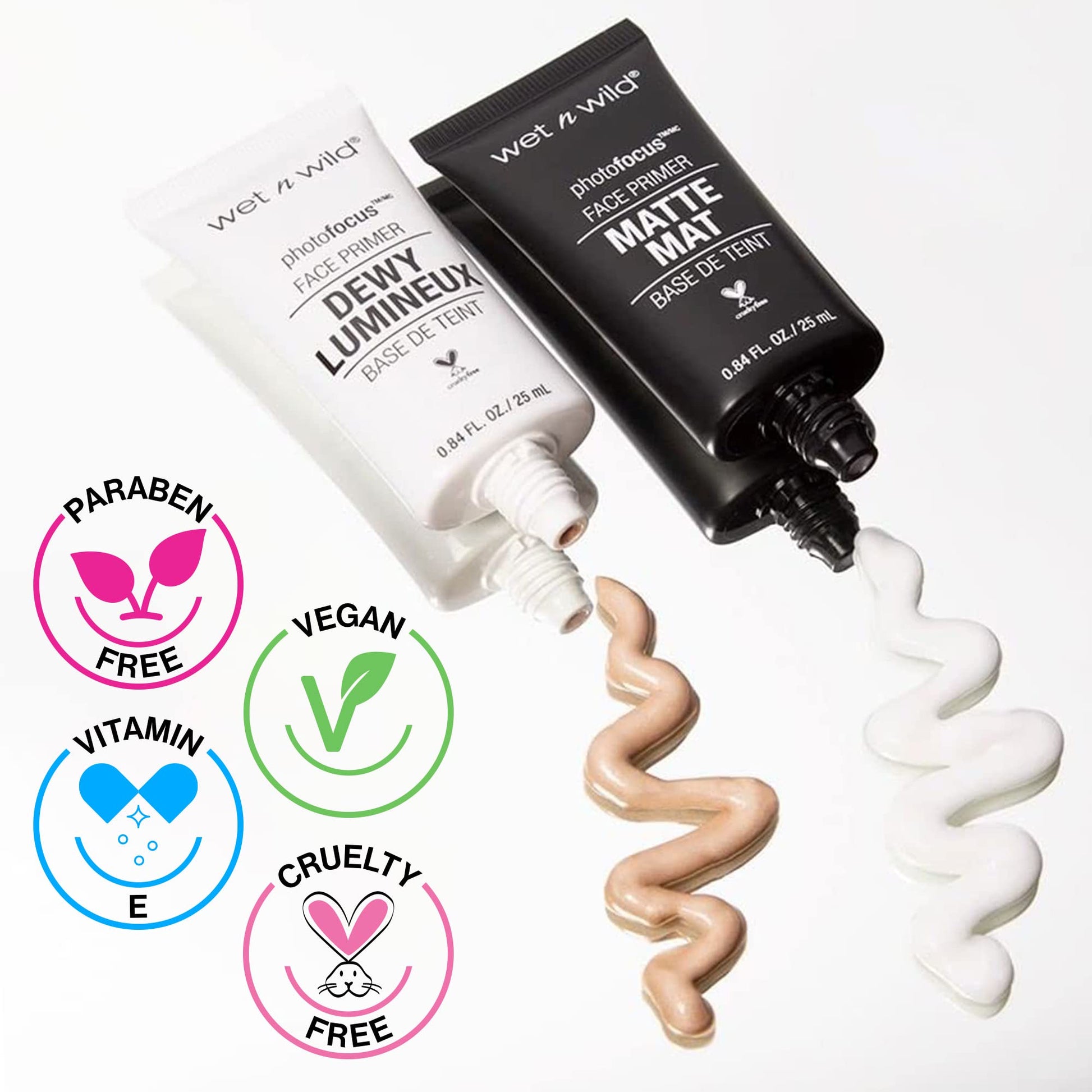 Texture swatch of Wet N Wild matte face primer on hand