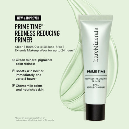 BareMinerals gel primer texture and consistency demonstration