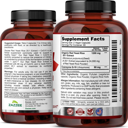 Zazzee Naturals authentic imported dietary supplement clean ingredients list