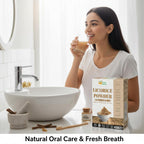 Natural Glycyrrhiza glabra powder in a bowl for tea preparation