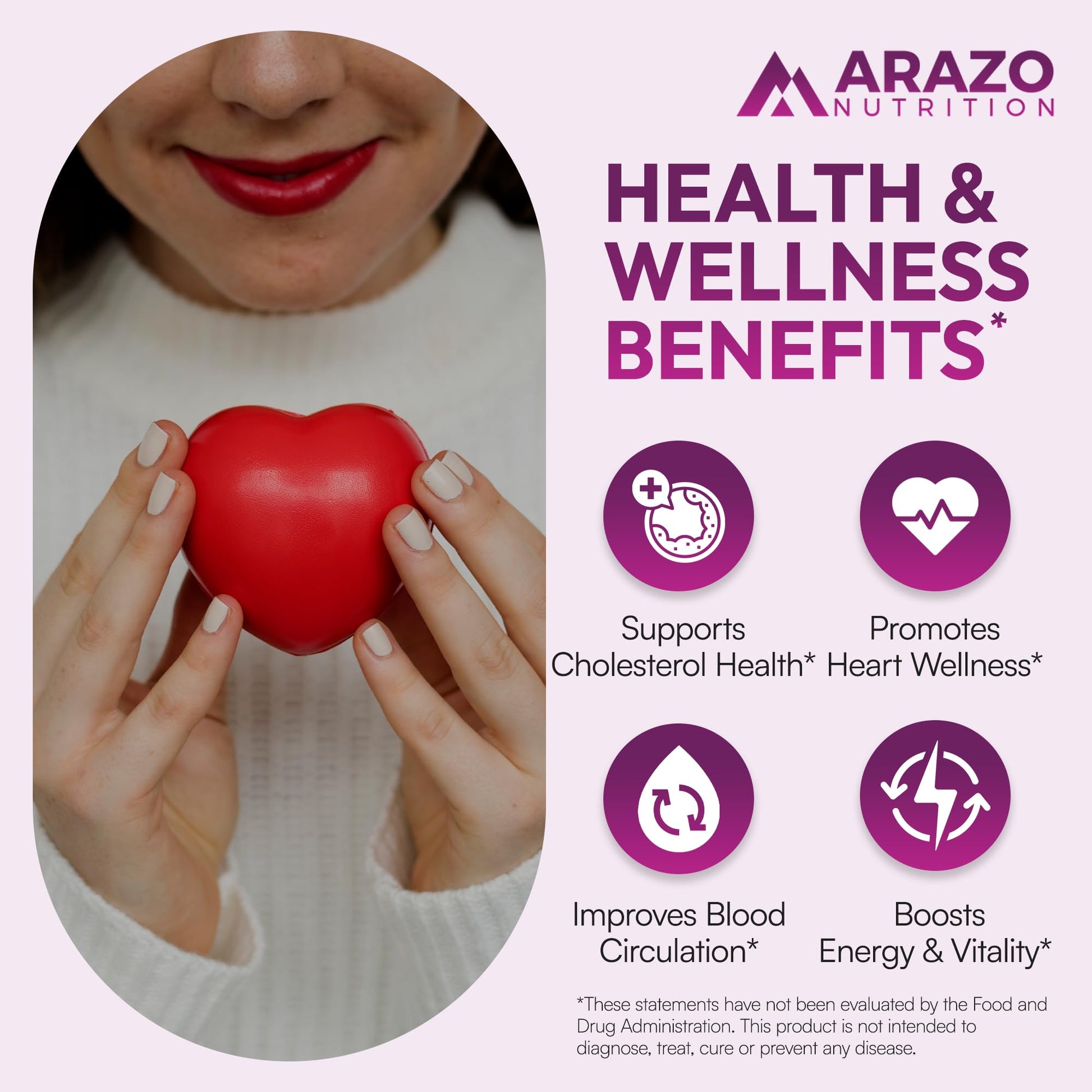 Arazo Nutrition imported dietary supplement for cardiovascular wellness in India