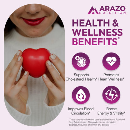 Arazo Nutrition imported dietary supplement for cardiovascular wellness in India