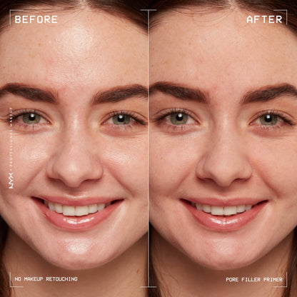 Back of NYX Pore Filler packaging showing ingredient details