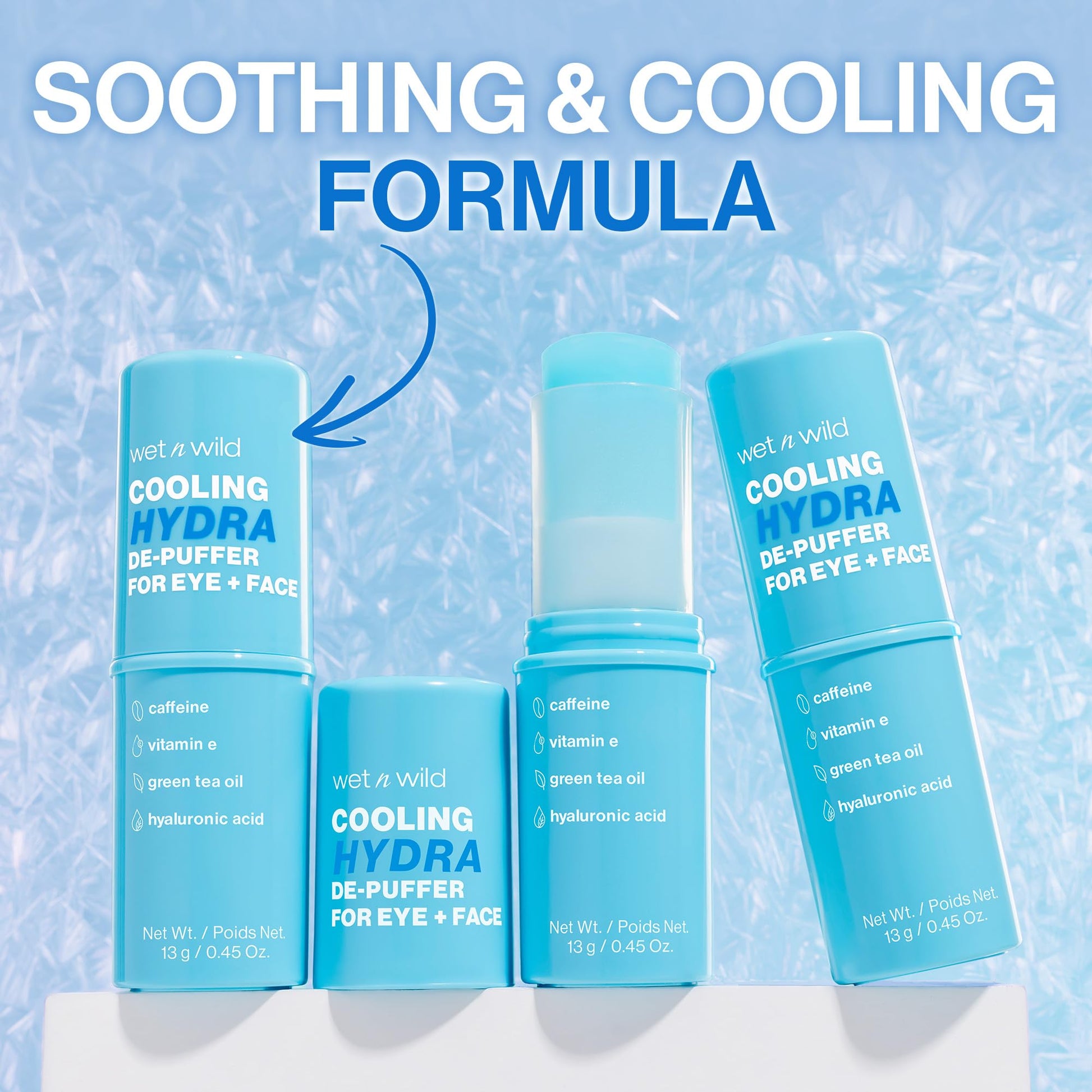Wet N Wild cooling balm stick for face and eye puffiness