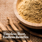 Homeda Mulethi powder packaging showing organic licorice root certification