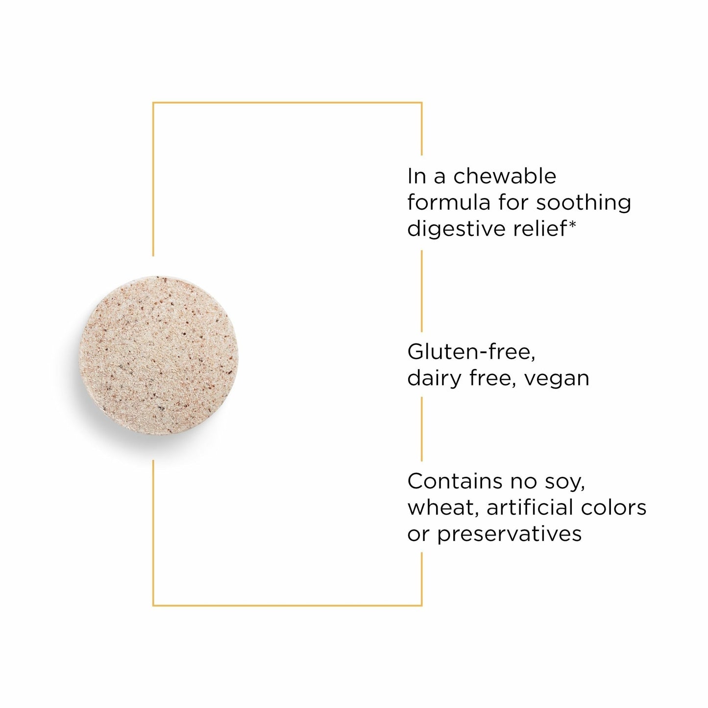 Integrative Therapeutics Rhizinate digestive support bottle side view