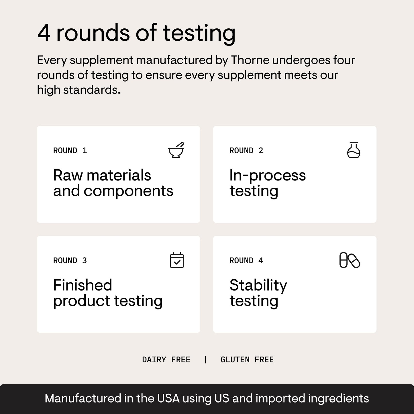 Thorne lipid balance supplement capsule count and dosage information