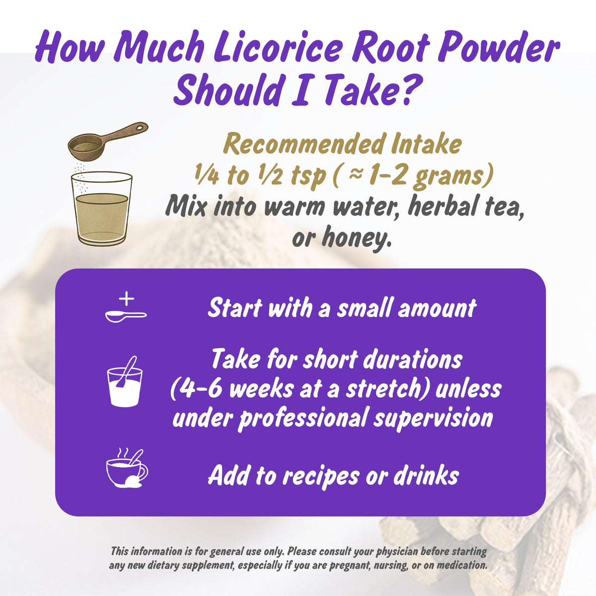 Lifestyle shot of Spice Profile licorice root powder with herbal tea