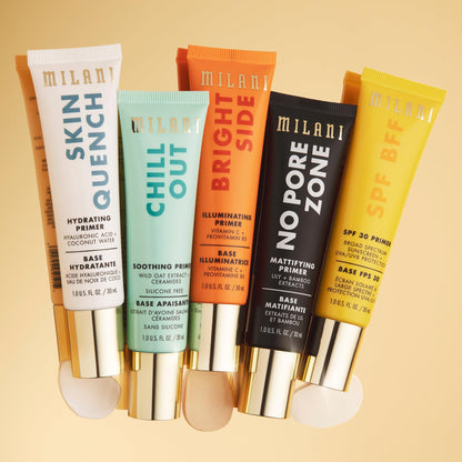Milani Skin Quench Hydrating Primer box packaging detail