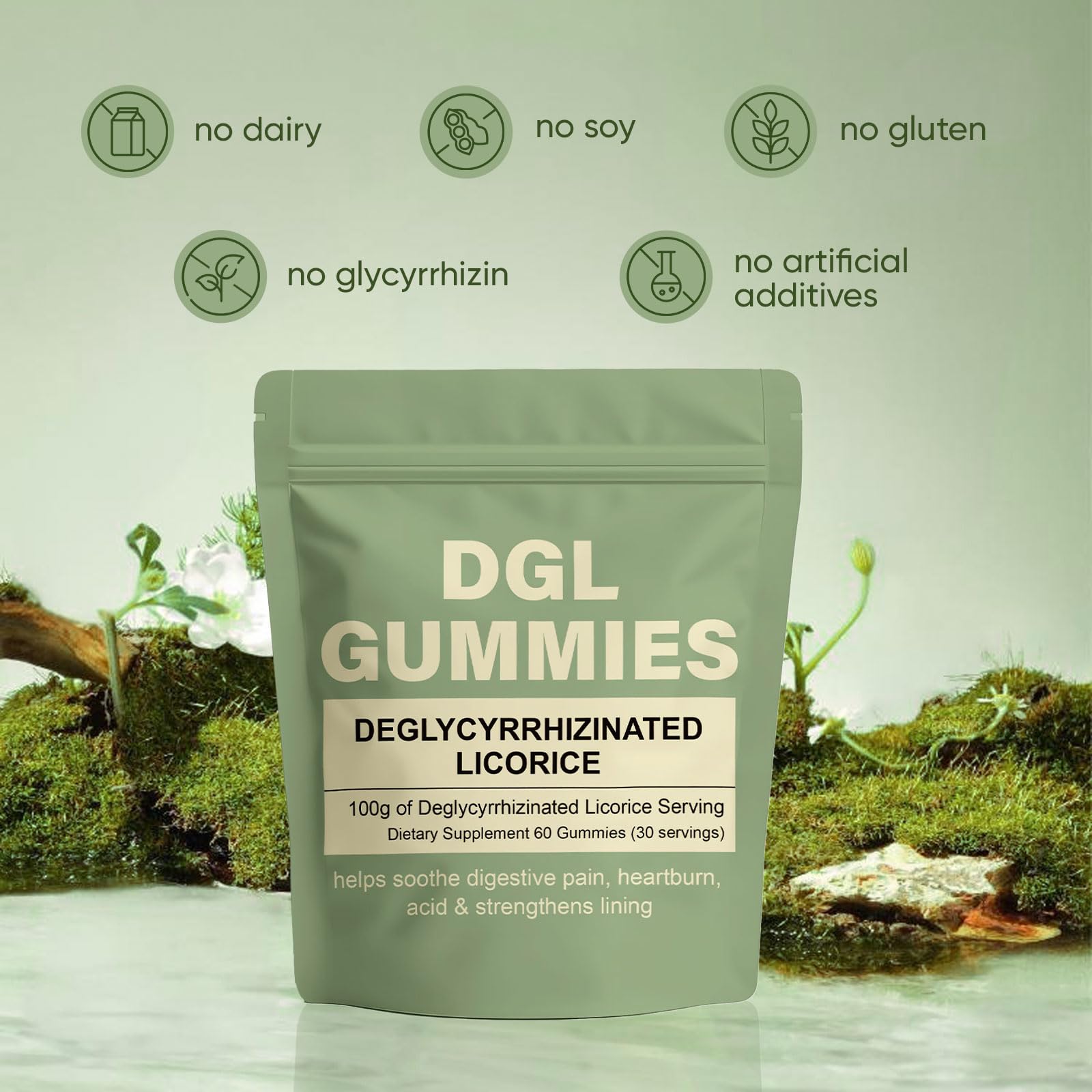 Authentic USA imported DGL digestive supplement