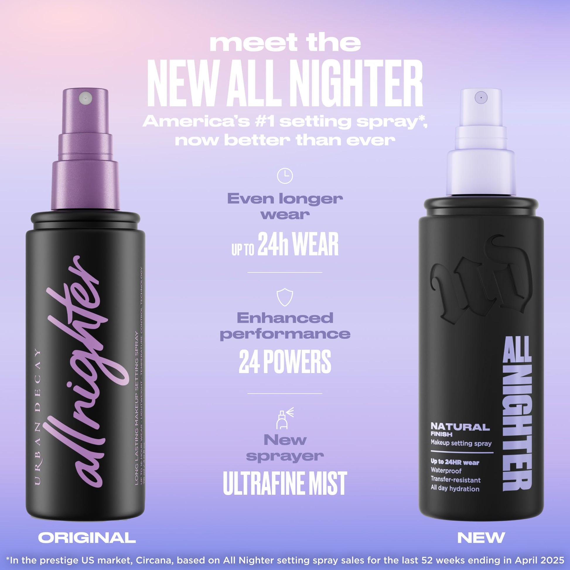 Urban Decay setting spray ultra-fine mist application