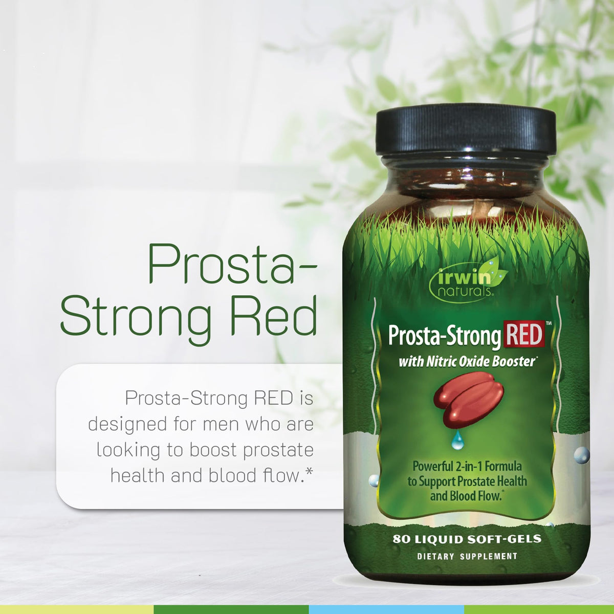Premium imported mens health supplement bottle showcasing saw palmetto and pumpkin seed oil benefits