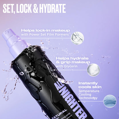 Urban Decay All Nighter setting spray natural finish