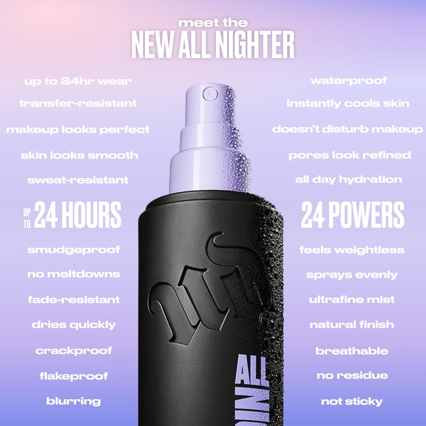 Professional makeup setting spray by Urban Decay