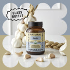 Pure non GMO plant based garlic supplement imported from the USA
