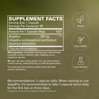 Supplement facts and ingredients label on the back of Terry Naturally SagePro bottle.