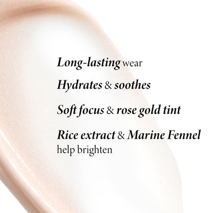 Application demonstration of Laura Geller rose tinted face primer