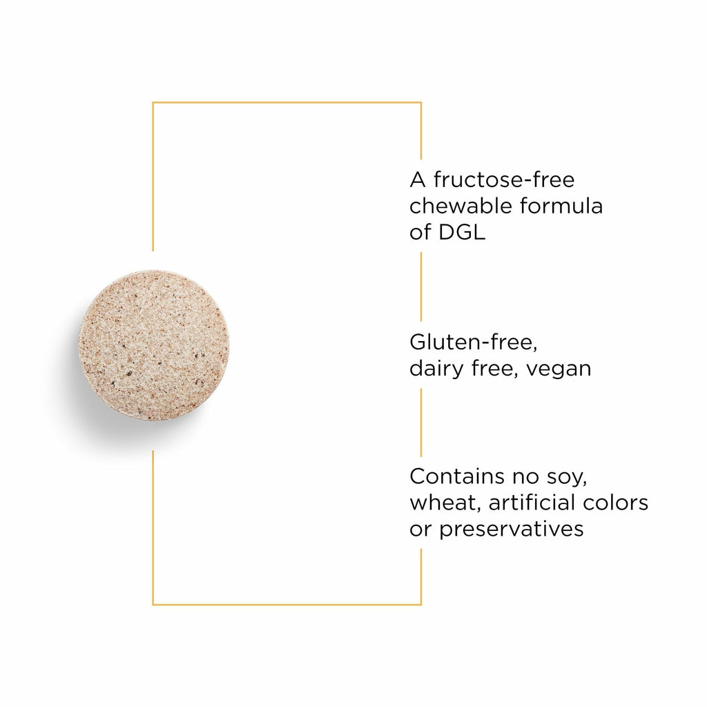 Back of Integrative Therapeutics Rhizinate bottle showing ingredients and usage