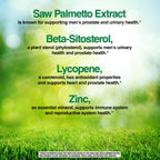 Nature's Wonder Saw Palmetto supplement packaging showing two hundred softgels count