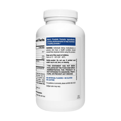 Close up of Nature's Wonder prostate softgels with premium beta sitosterol