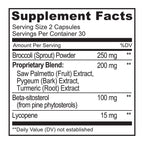 Premium imported NATURELO prostate care daily dietary supplement for men.