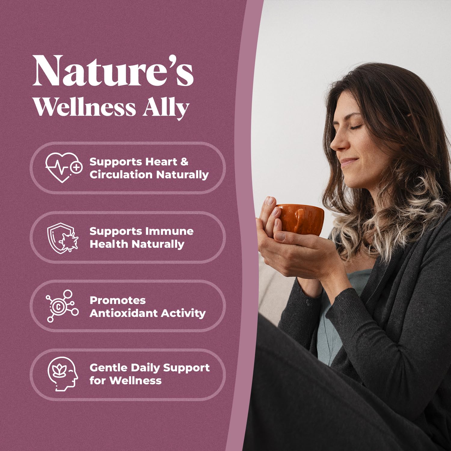 Authentic wellness supplement packaging from Amazing Botanicals.