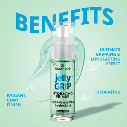 Essence Jelly Grip Hydrating Primer pump bottle packaging