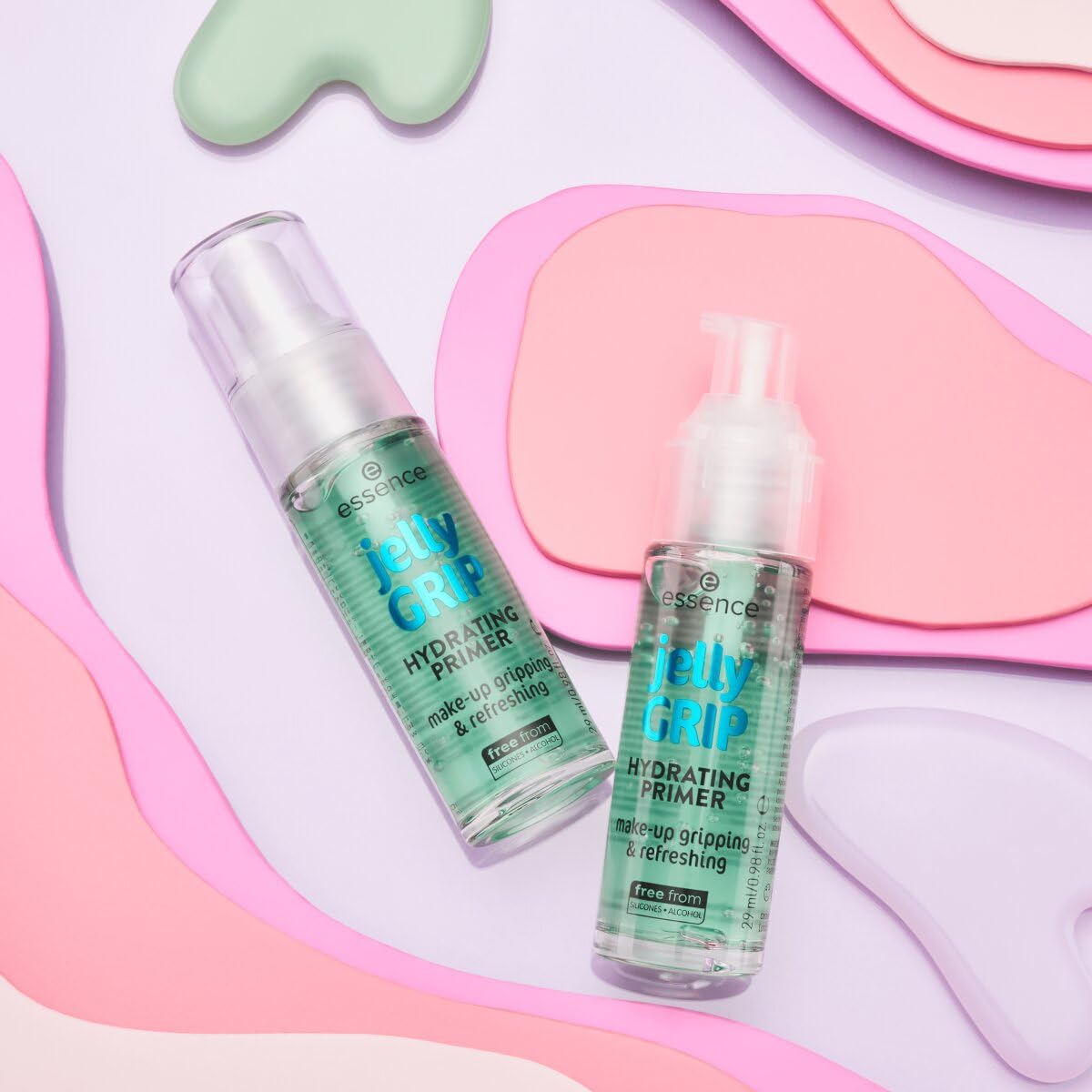 Close up of Essence Jelly Grip Hydrating Primer label