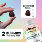 Vitamatic vegan pectin based dietary supplement bottle displaying non-GMO and gluten free certifications
