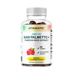 Vitamatic premium imported botanical blend 60 count bottle highlighting raspberry flavor