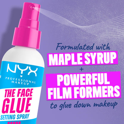 Side profile of the 60 milliliter NYX makeup setting spray