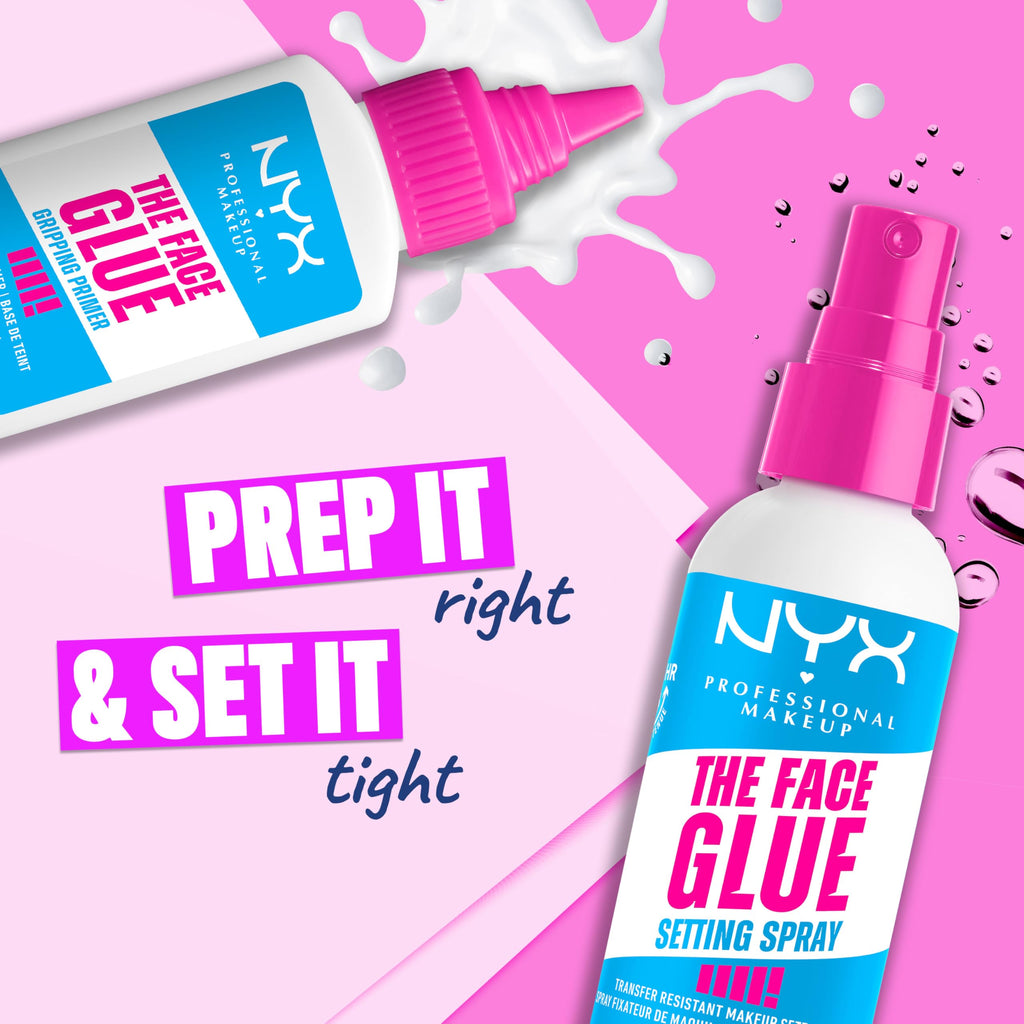 Nyx Professional Makeup The Face Glue Setting Spray lifestyle application preview
