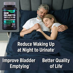 Side view of MaxVita Prostate Premium dietary supplement highlighting the blend of stinging nettle and pumpkin seed powder.