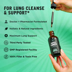 Liquid herbal tincture for respiratory support
